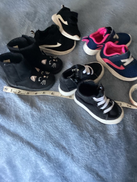 various Other - Nike Kids Black and Pink Athletic Sneakers